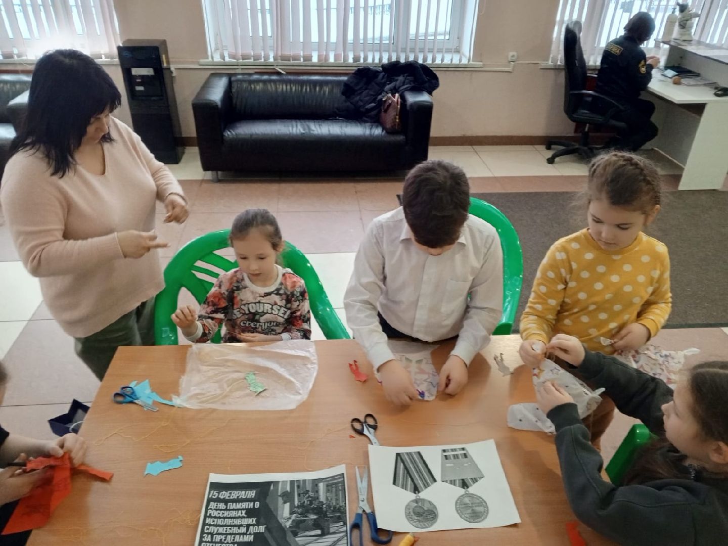 пушкино, афганская кампания, воины-интернационалисты, мастер-класс, школьники,