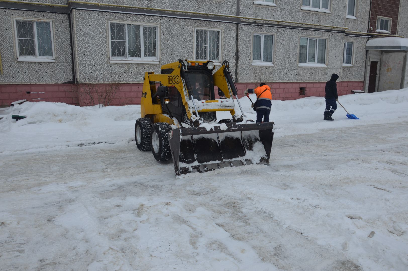 шатура, буран, снег и наледь, жкх и благоустройство, жкх подмосковье, дорожные службы, уборка,