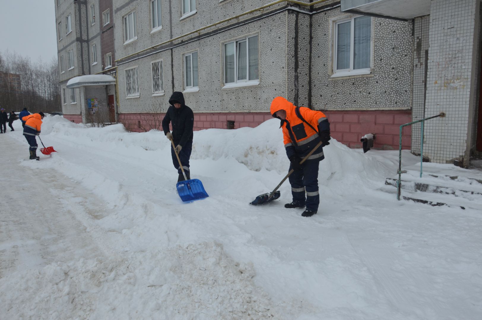 шатура, буран, снег и наледь, жкх и благоустройство, жкх подмосковье, дорожные службы, уборка,