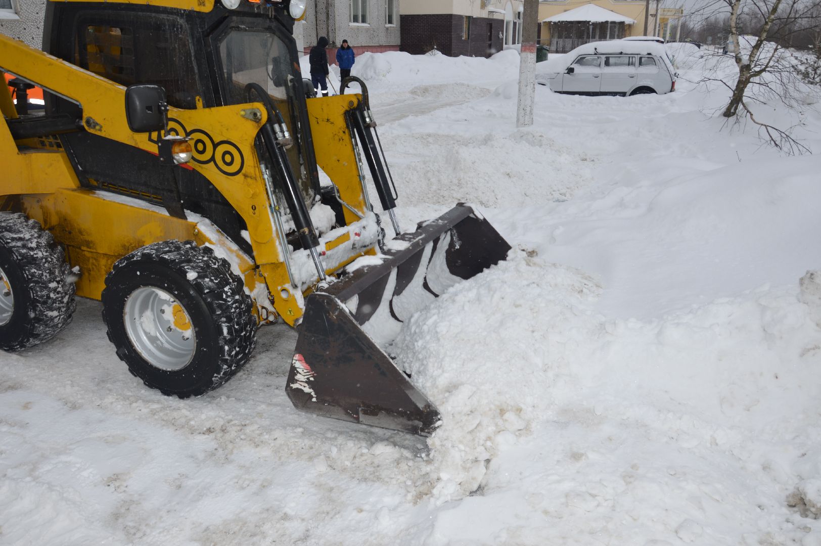 шатура, буран, снег и наледь, жкх и благоустройство, жкх подмосковье, дорожные службы, уборка,
