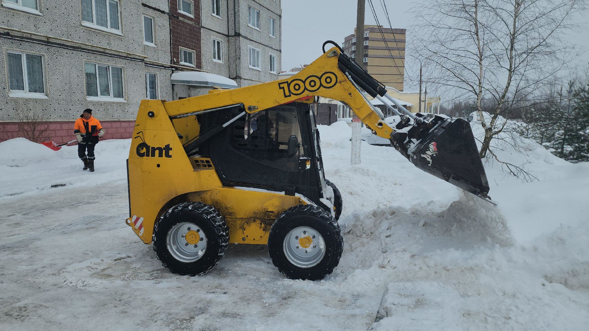 шатура, буран, снег и наледь, жкх и благоустройство, жкх подмосковье, дорожные службы, уборка,