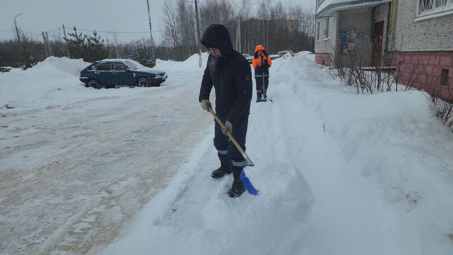 шатура, буран, снег и наледь, жкх и благоустройство, жкх подмосковье, дорожные службы, уборка,