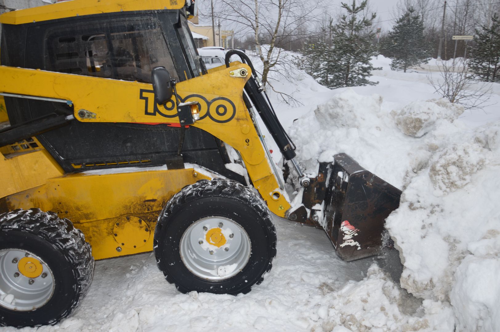 шатура, буран, снег и наледь, жкх и благоустройство, жкх подмосковье, дорожные службы, уборка,