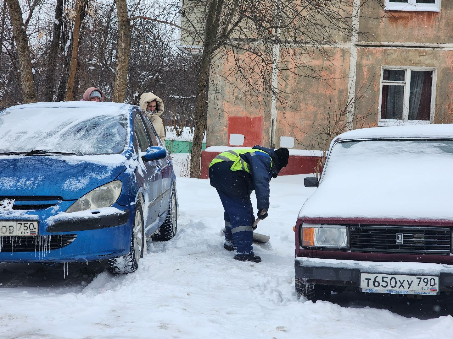 снегопад, жкх, уборка снега,фрязино,