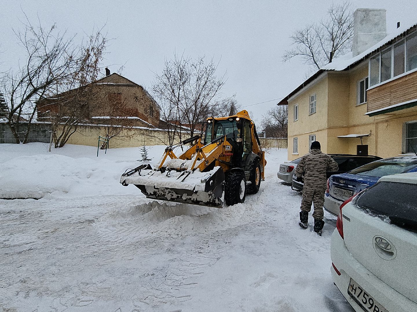 коломна, жкх, уборка снега,