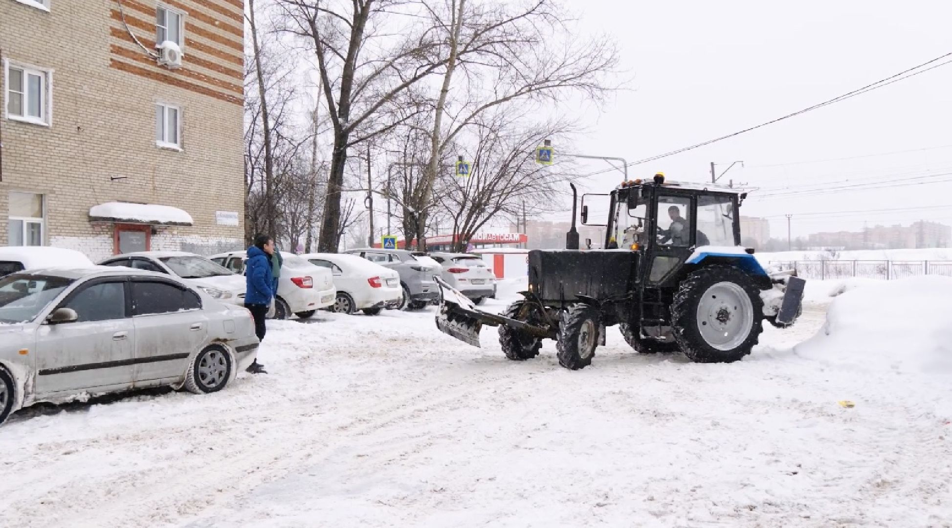 жкх, снегопад, уборка снега, щёлково,