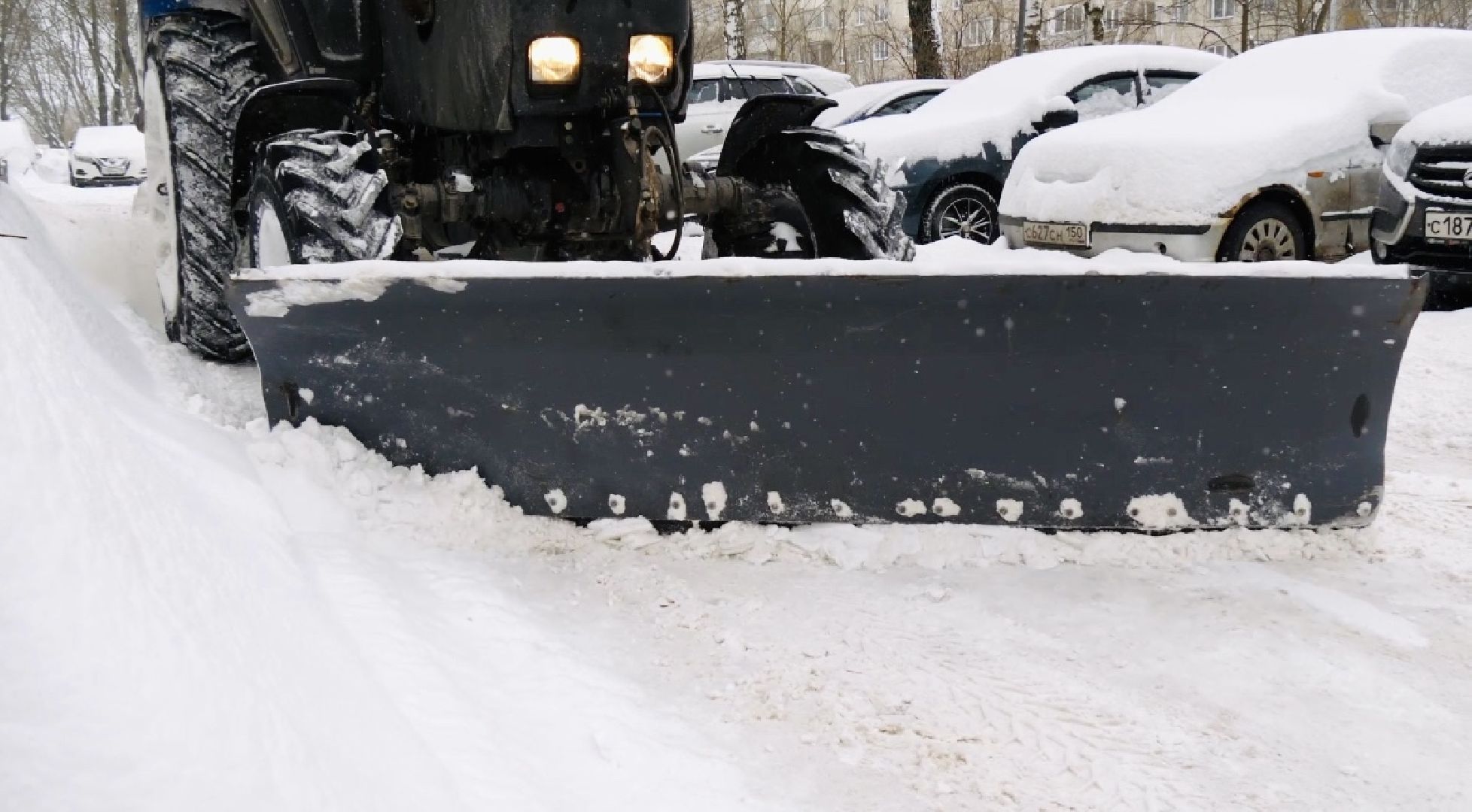 жкх, снегопад, уборка снега, щёлково,