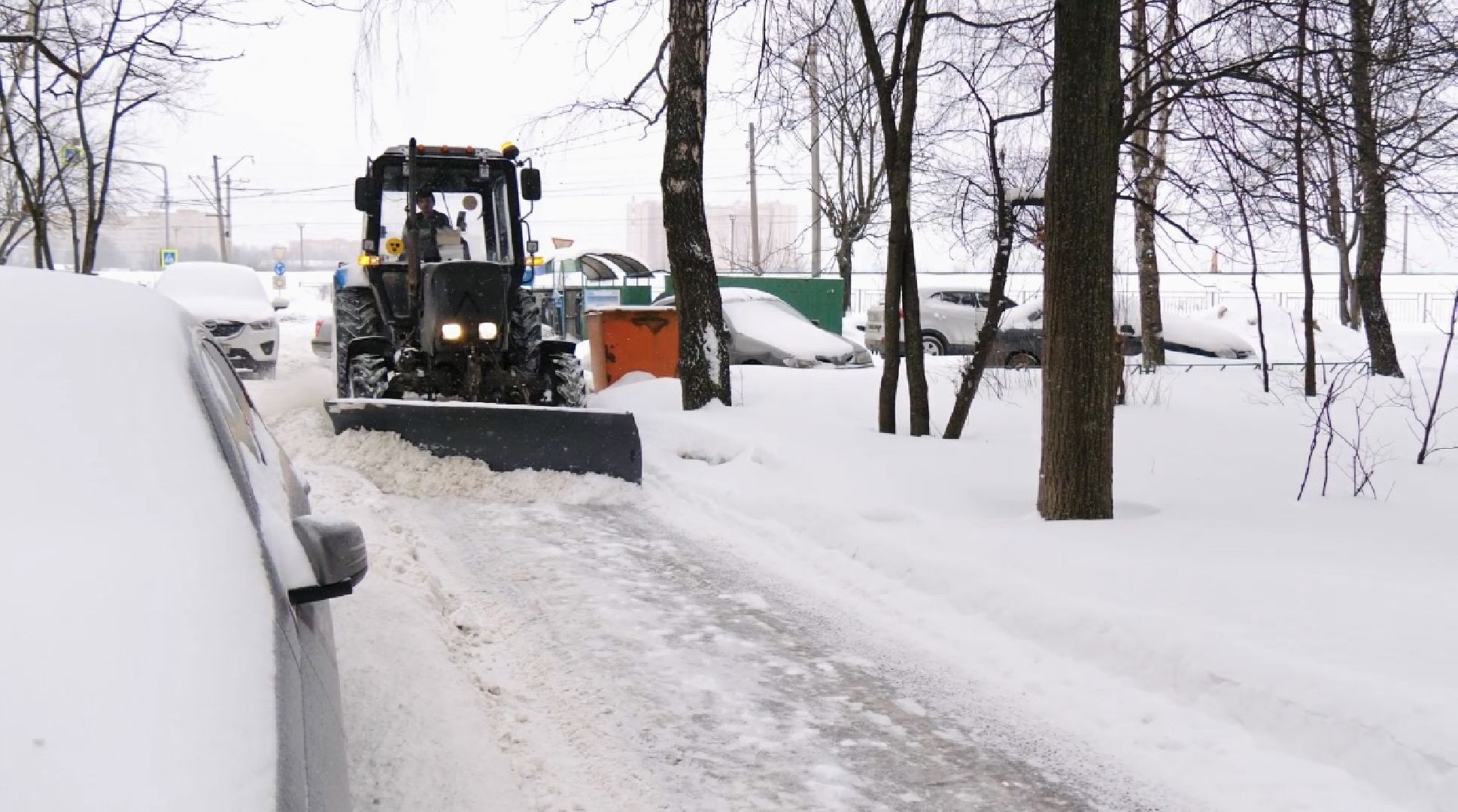 жкх, снегопад, уборка снега, щёлково,