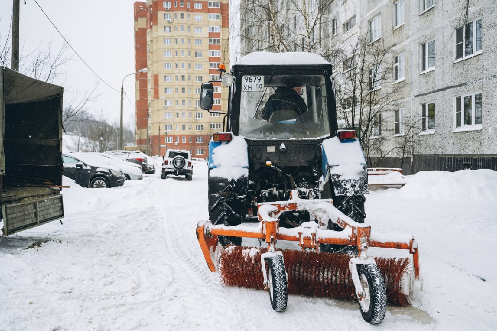 жкх, снегопад, уборка снега, щёлково,