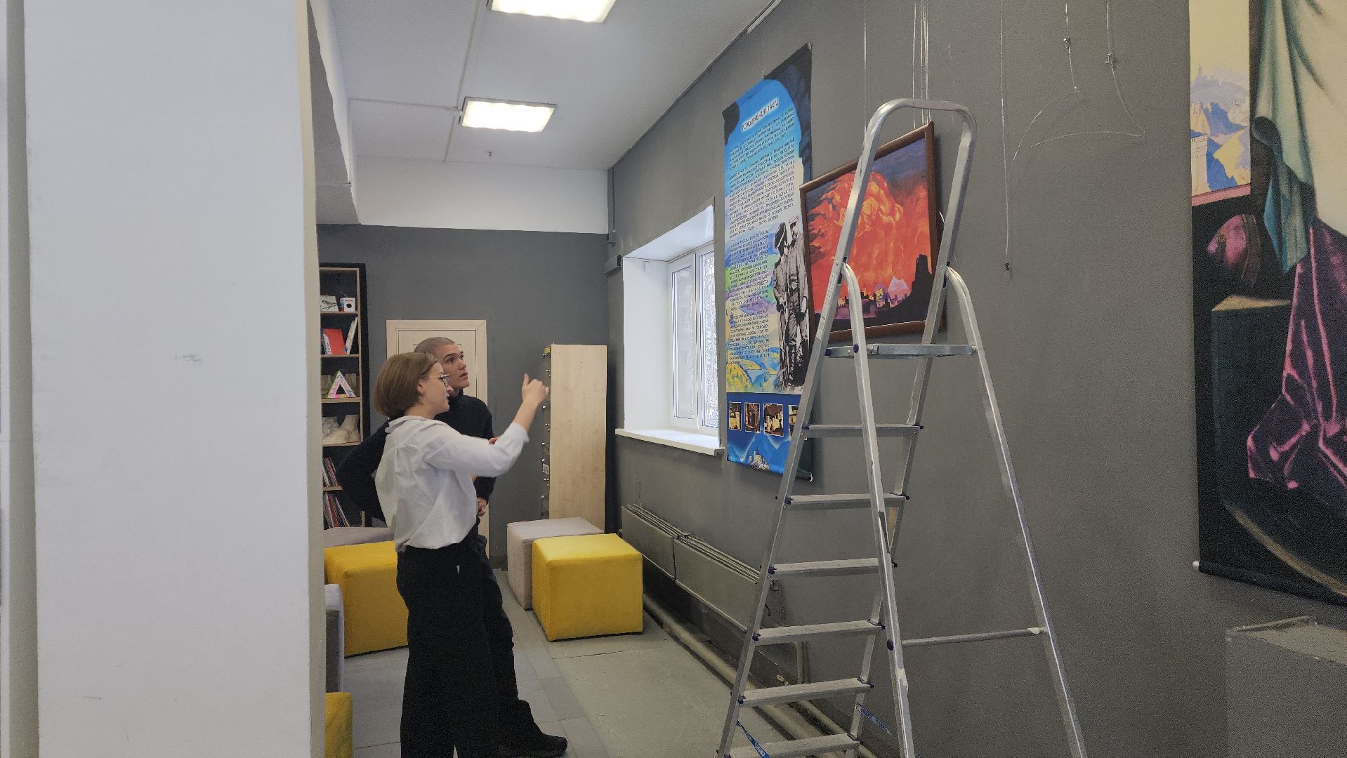 шатура, городской округ культура, рерих, библиотека, выставка картин, известный художник,