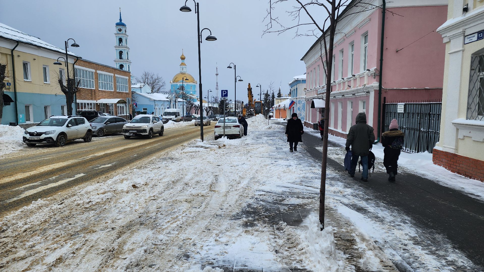 кашира, советская, уборка снега, жкх, мбу благоустройство, регенты, наледь,