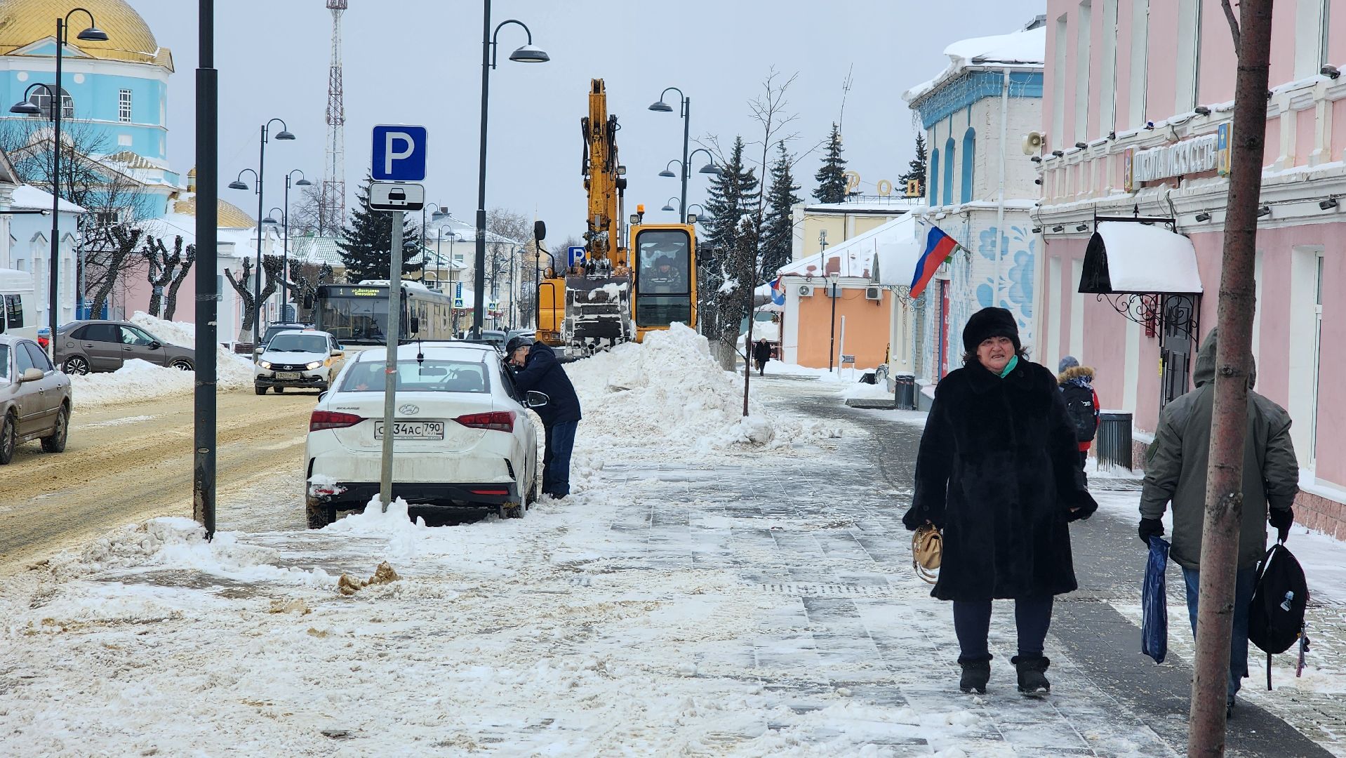 кашира, советская, уборка снега, жкх, мбу благоустройство, регенты, наледь,