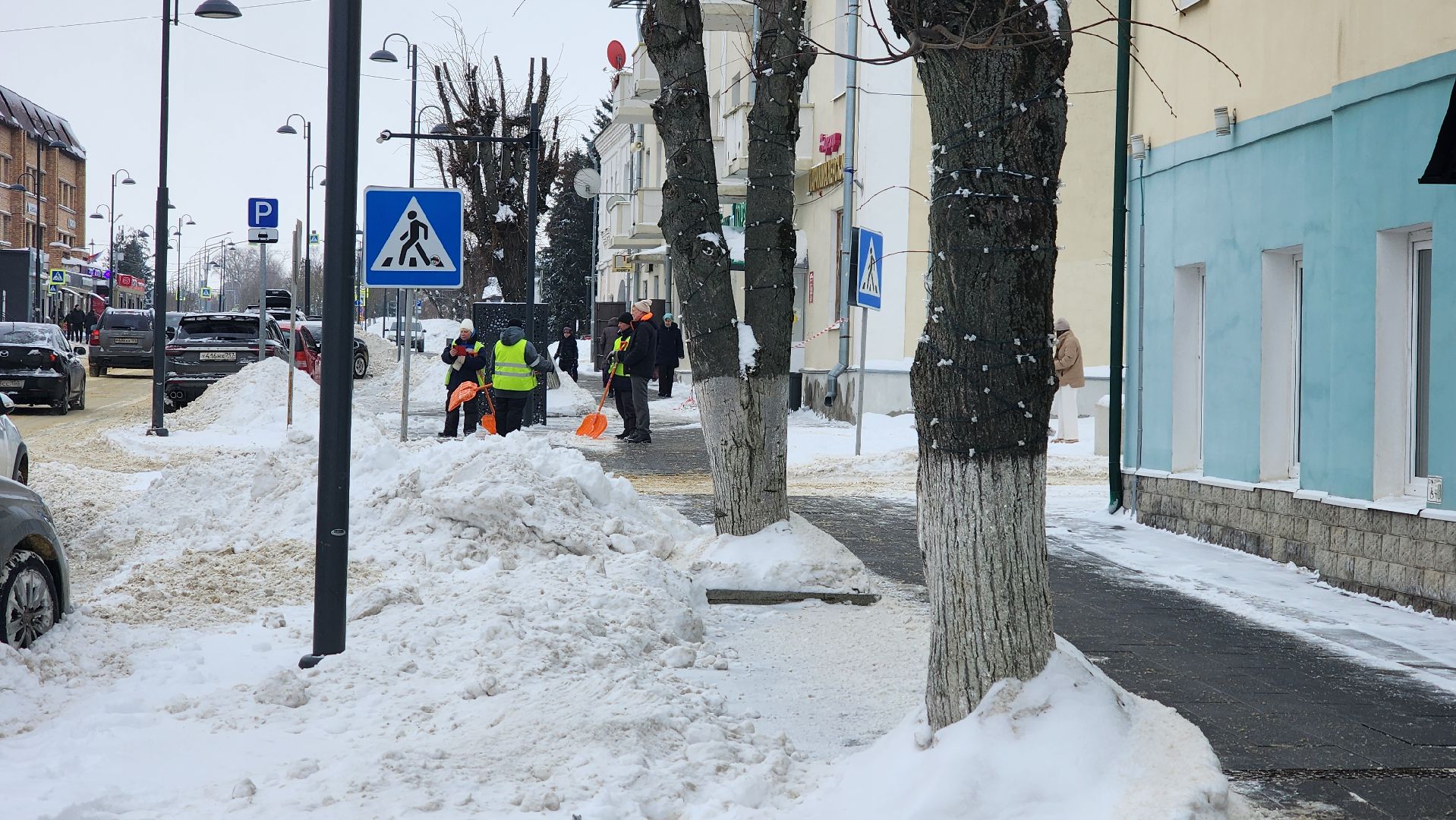 кашира, советская, уборка снега, жкх, мбу благоустройство, регенты, наледь,