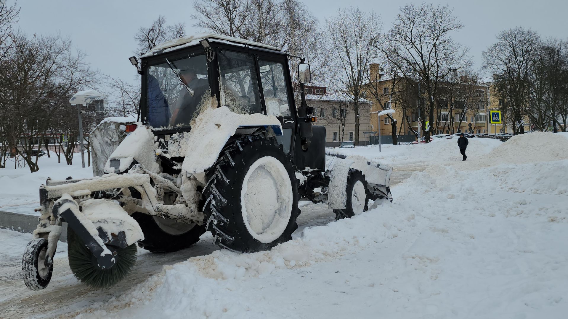 подольск, уборка города,