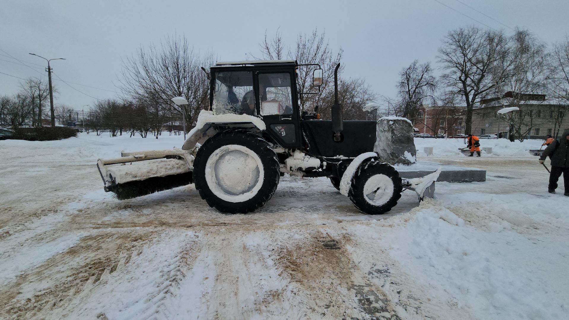 подольск, уборка города,
