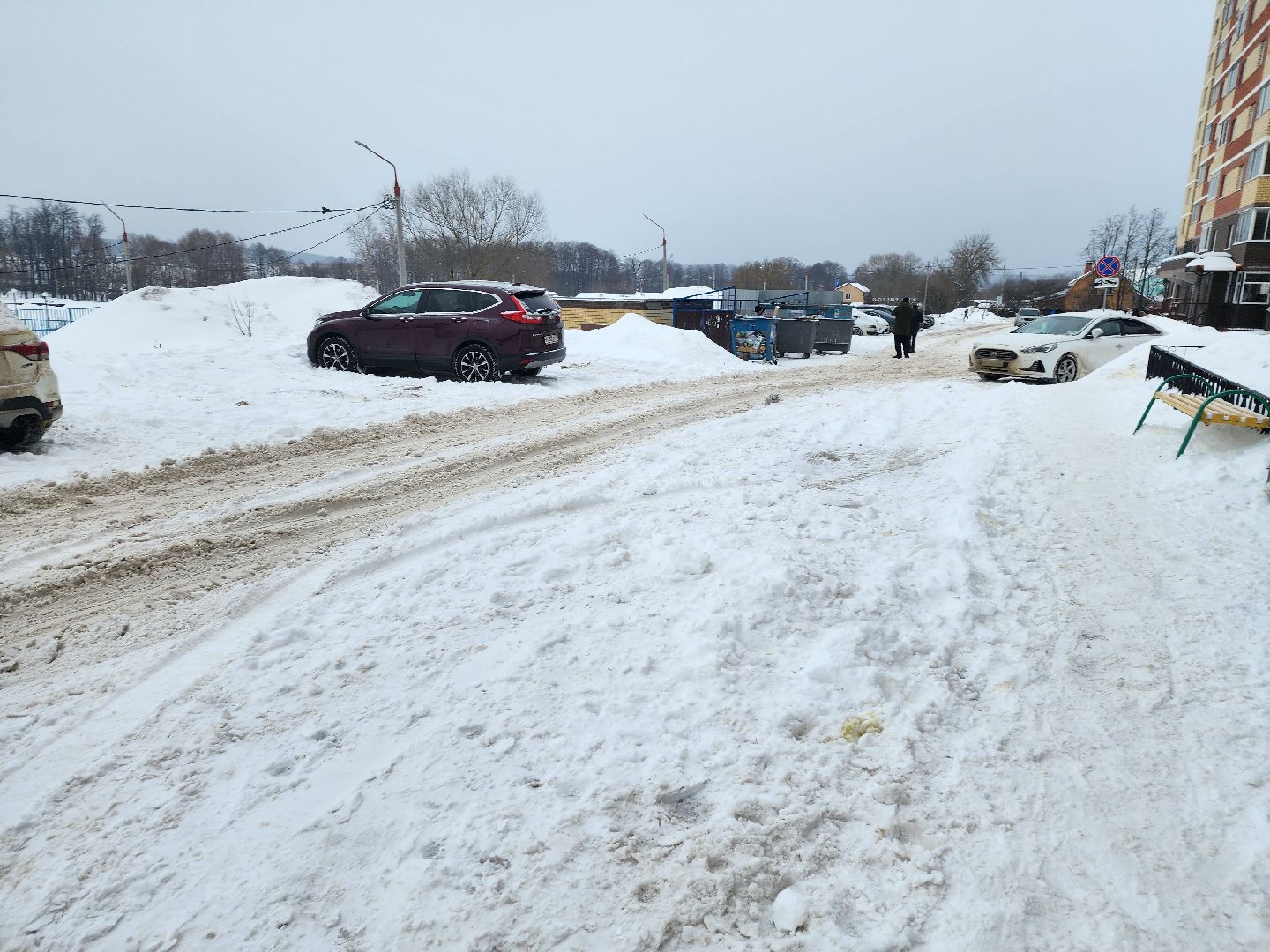 серпухов, подмосковье, знаки запрета парковки,