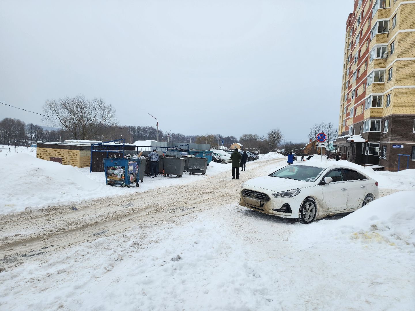 серпухов, подмосковье, знаки запрета парковки,