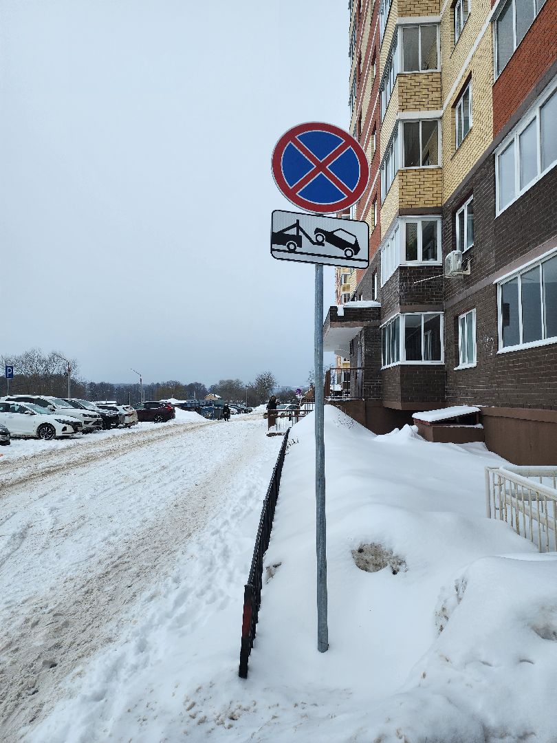 серпухов, подмосковье, знаки запрета парковки,
