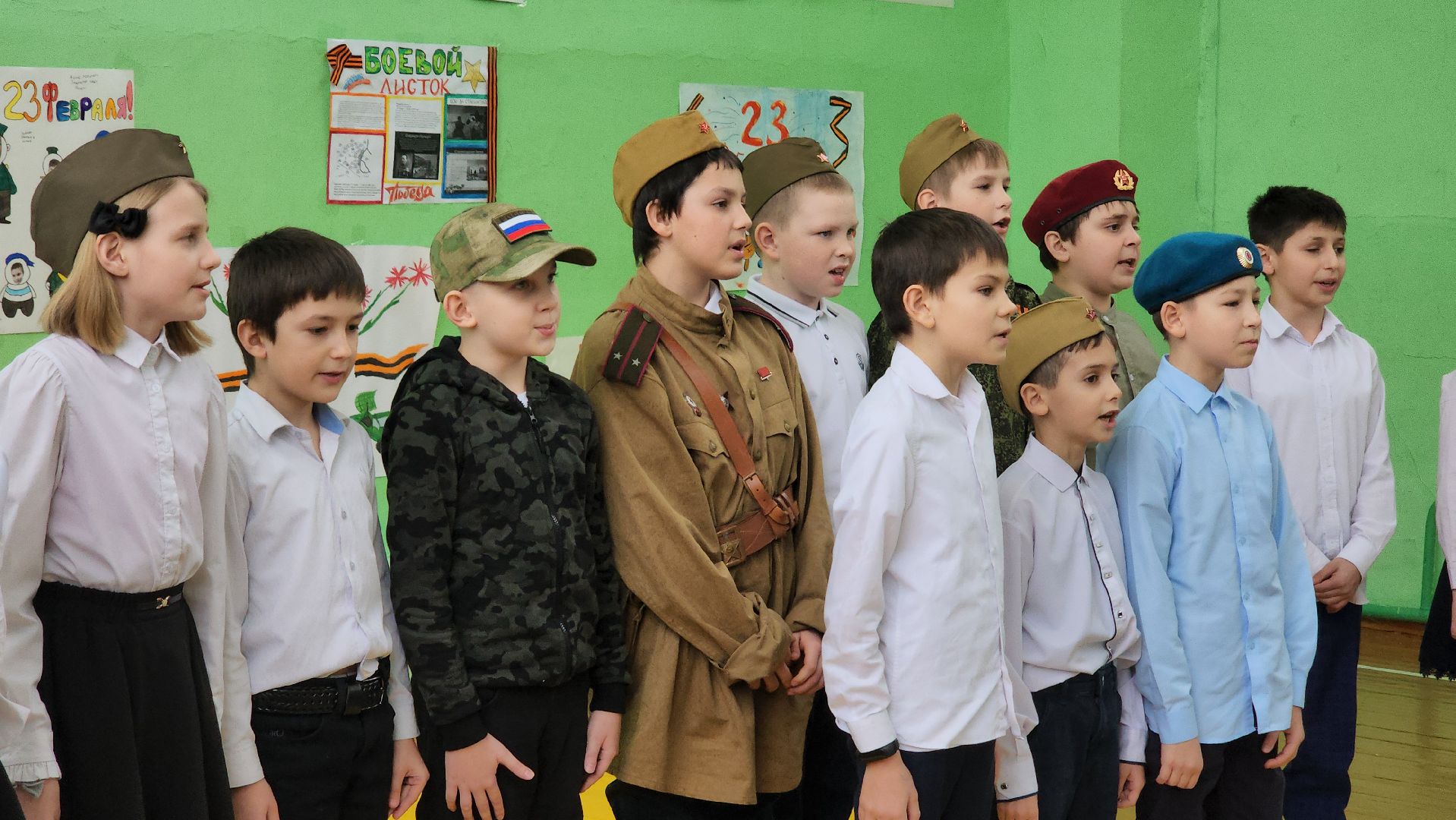 день защитника отечества, Нестерово, школьники, руза, рузский округ, сво, спецоперация, письмо солдату,