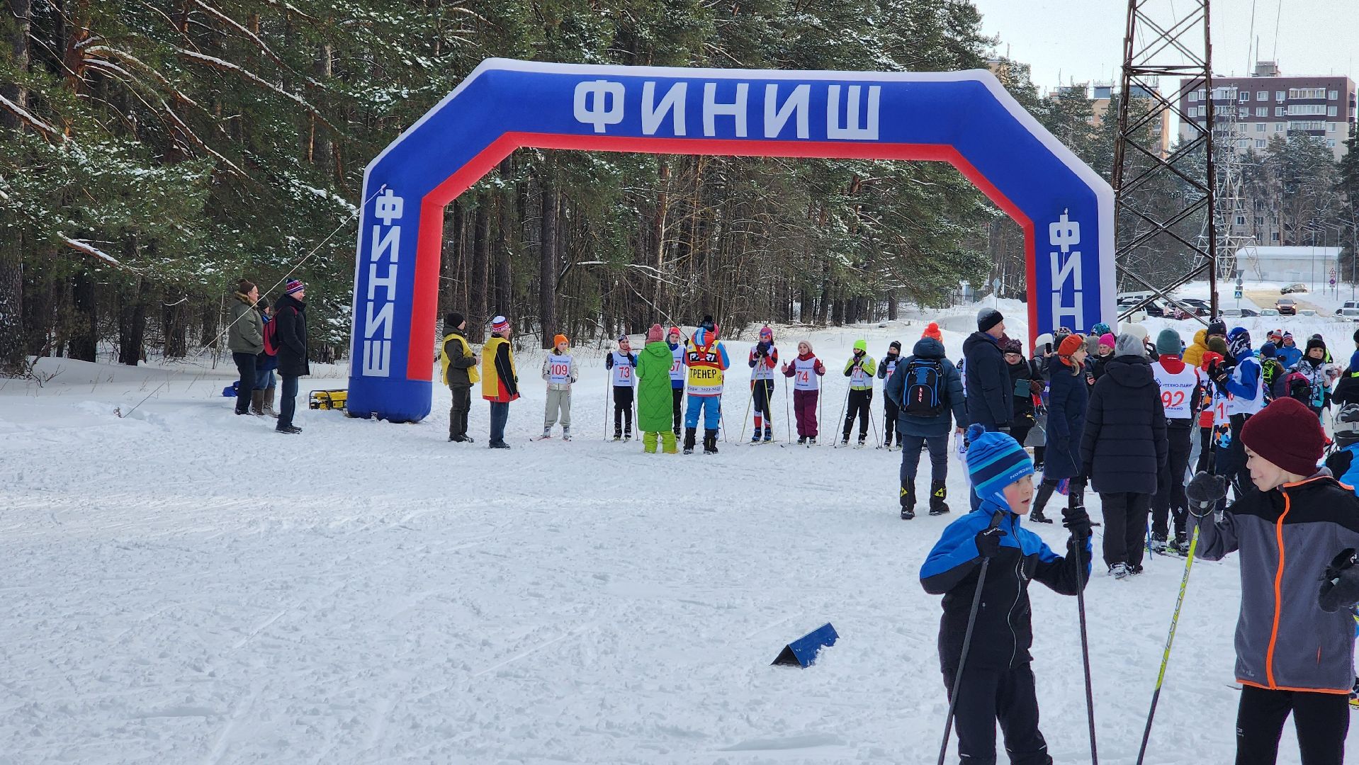 протвино, спорт, лыжня, гонка друзей, зимние виды спорта,
