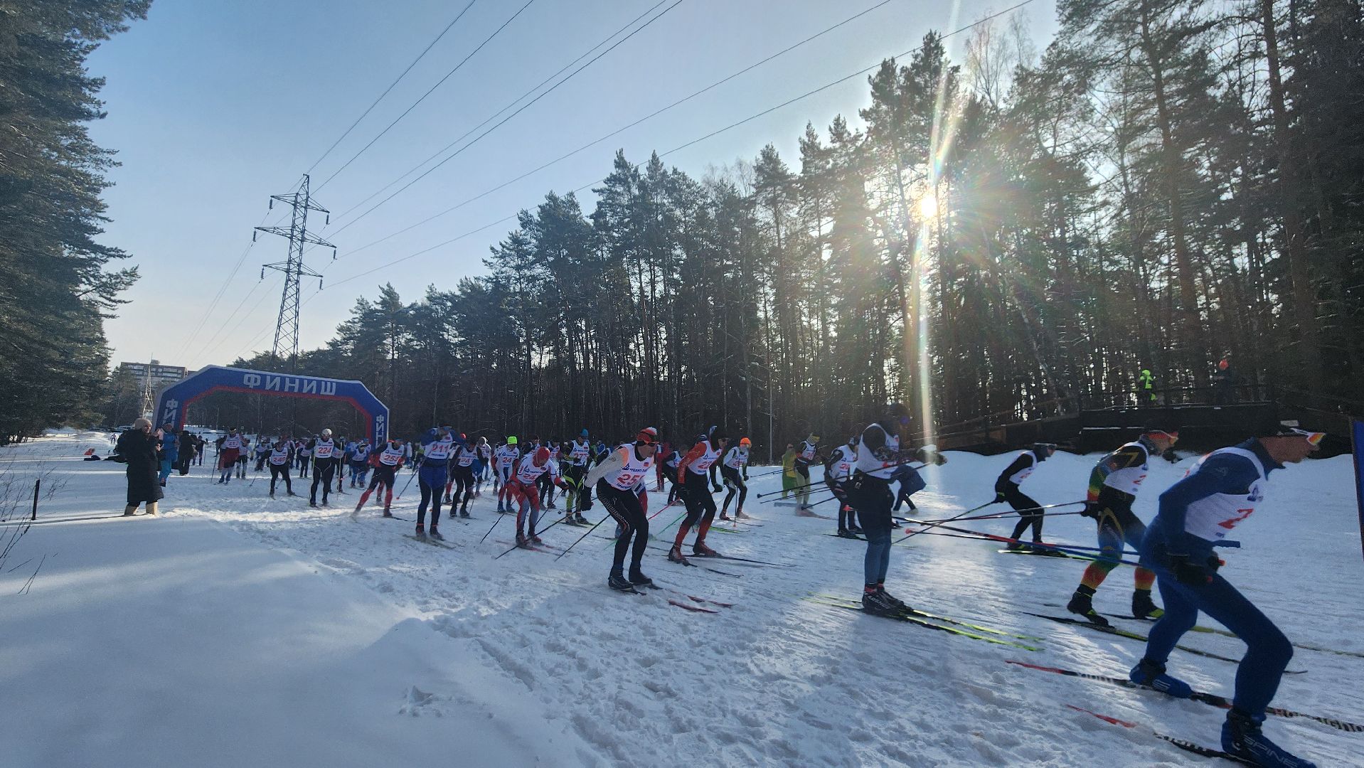 протвино, спорт, лыжня, гонка друзей, зимние виды спорта,