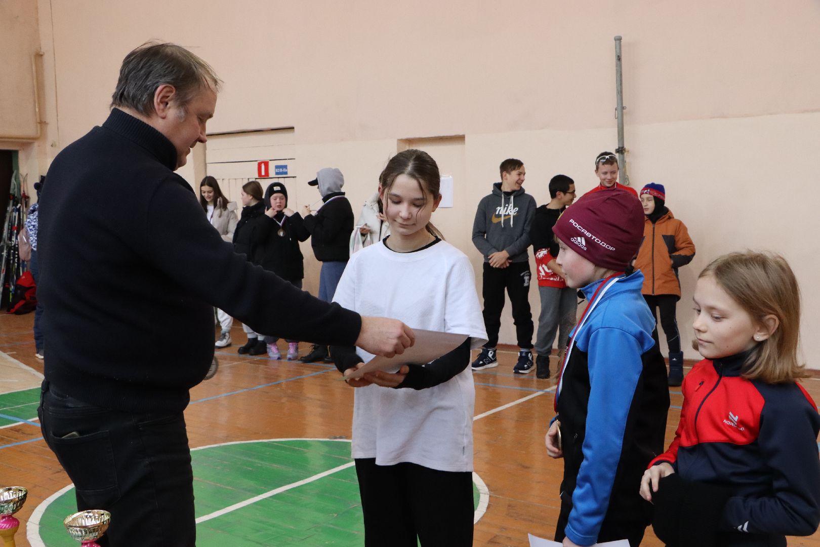 Серебряные Пруды, Новоклемово, спорт, лыжный турнир, Клемовская СОШ, кавалер ордена Красной Звезды, Владимир Щербаков,