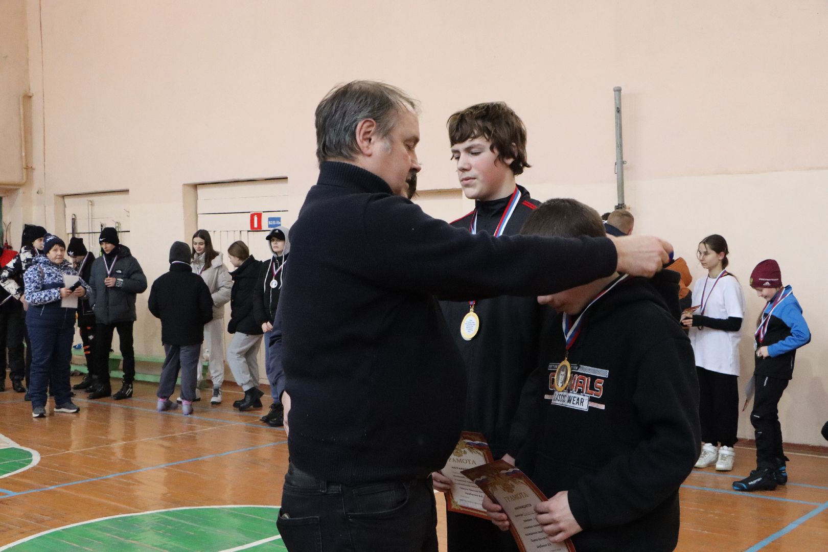 Серебряные Пруды, Новоклемово, спорт, лыжный турнир, Клемовская СОШ, кавалер ордена Красной Звезды, Владимир Щербаков,