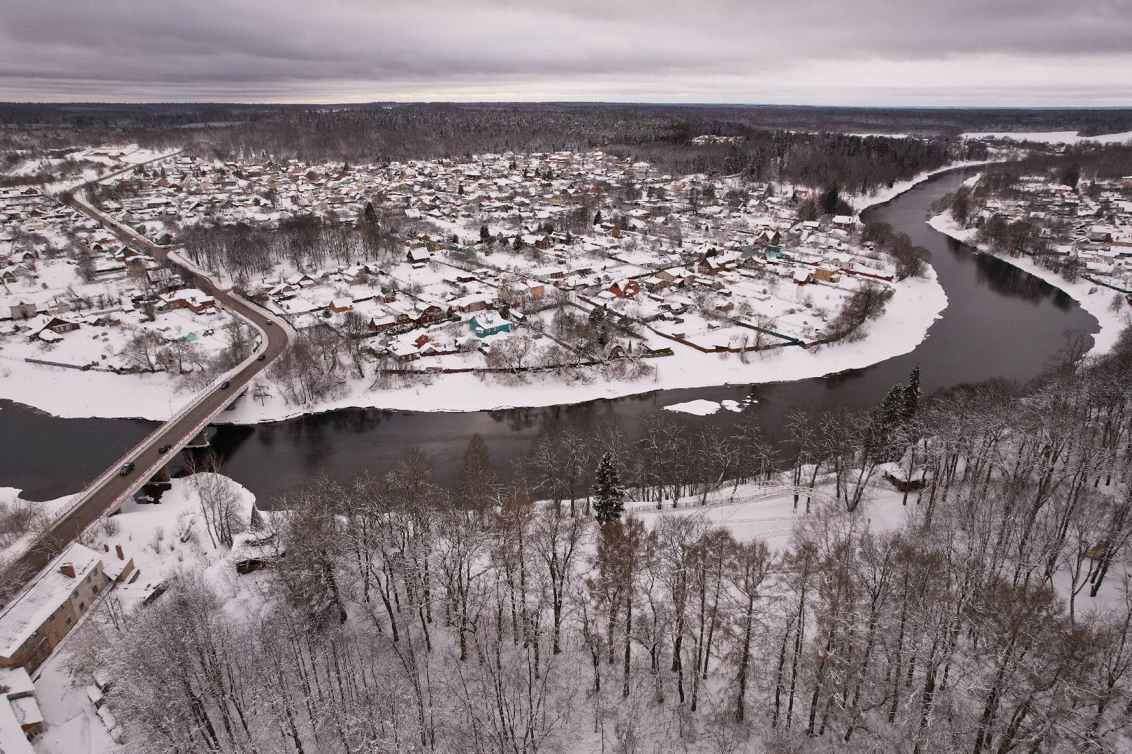 видео с коптера, руза, парк, благоустройство,