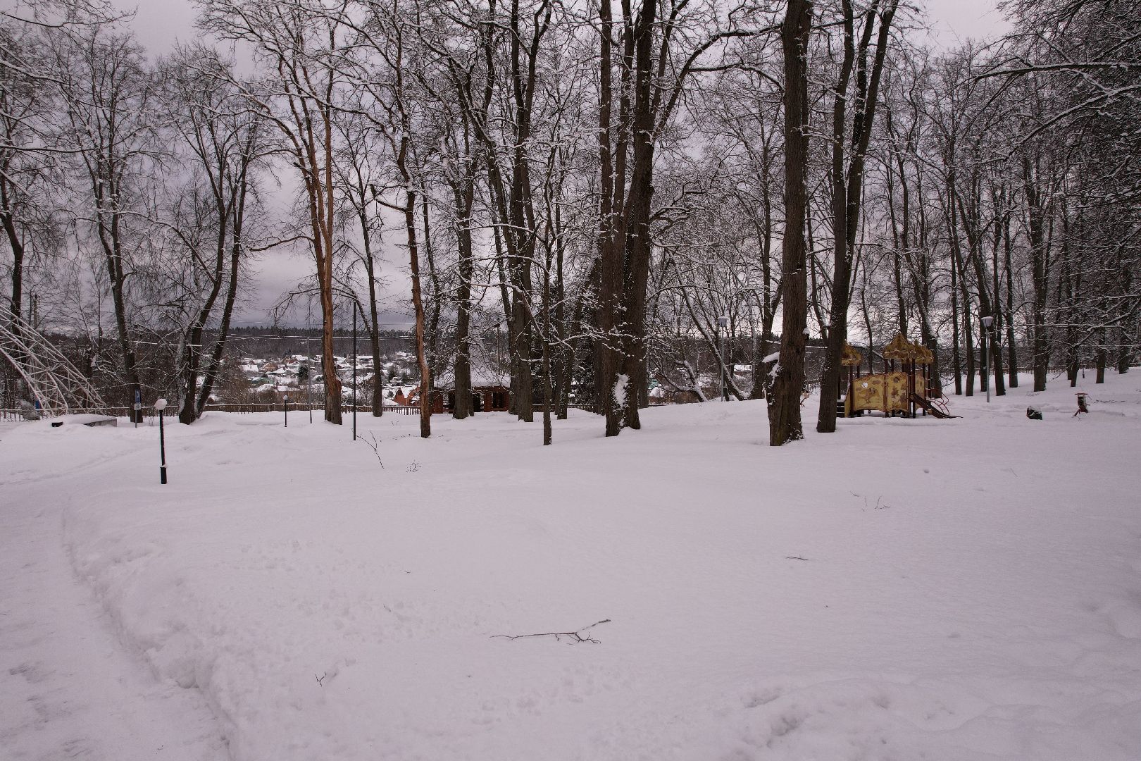 видео с коптера, руза, парк, благоустройство,