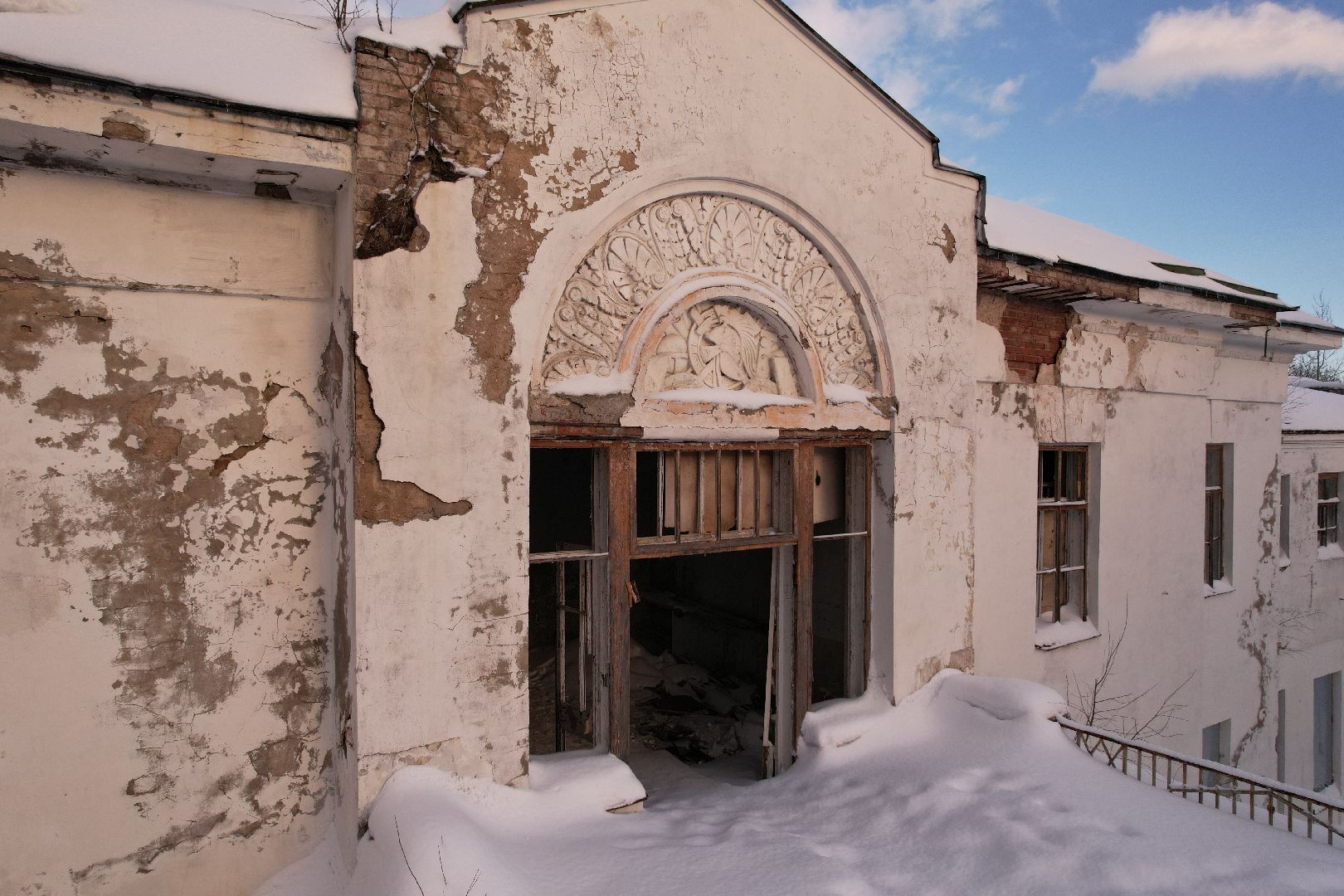 видео с коптера, руза, усадьба, культура,