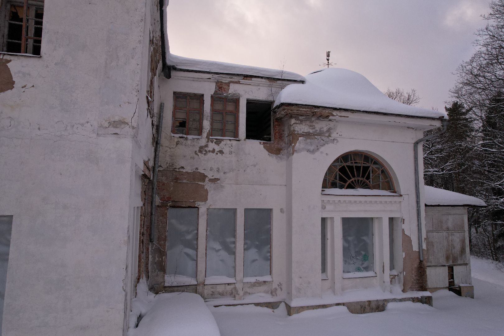 видео с коптера, руза, усадьба, культура,