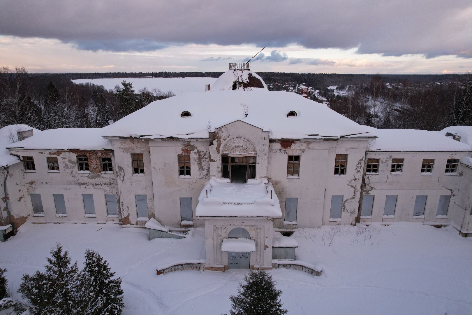 видео с коптера, руза, усадьба, культура,