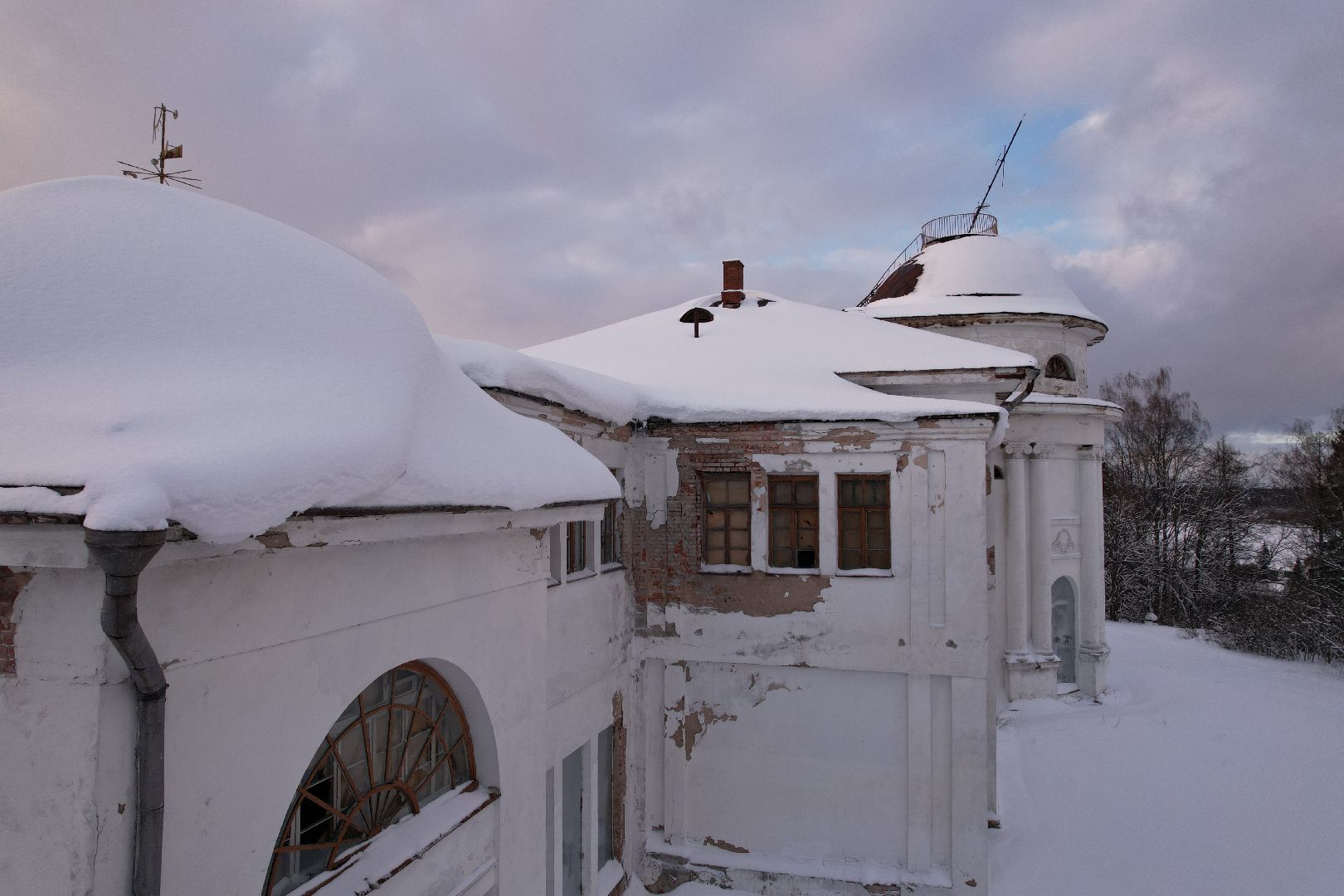 видео с коптера, руза, усадьба, культура,