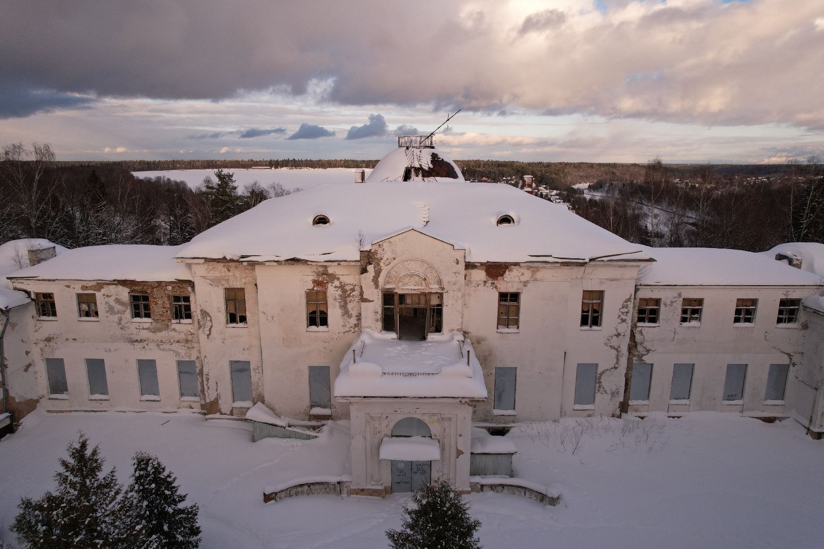 видео с коптера, руза, усадьба, культура,