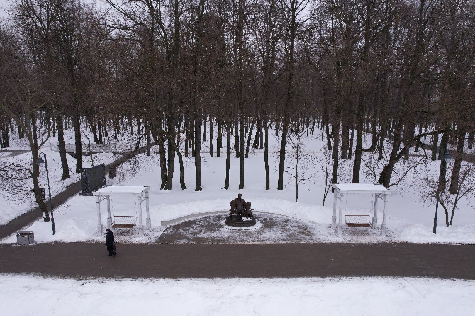 видео с коптера, усадьба, благоустройство, воскресенск,