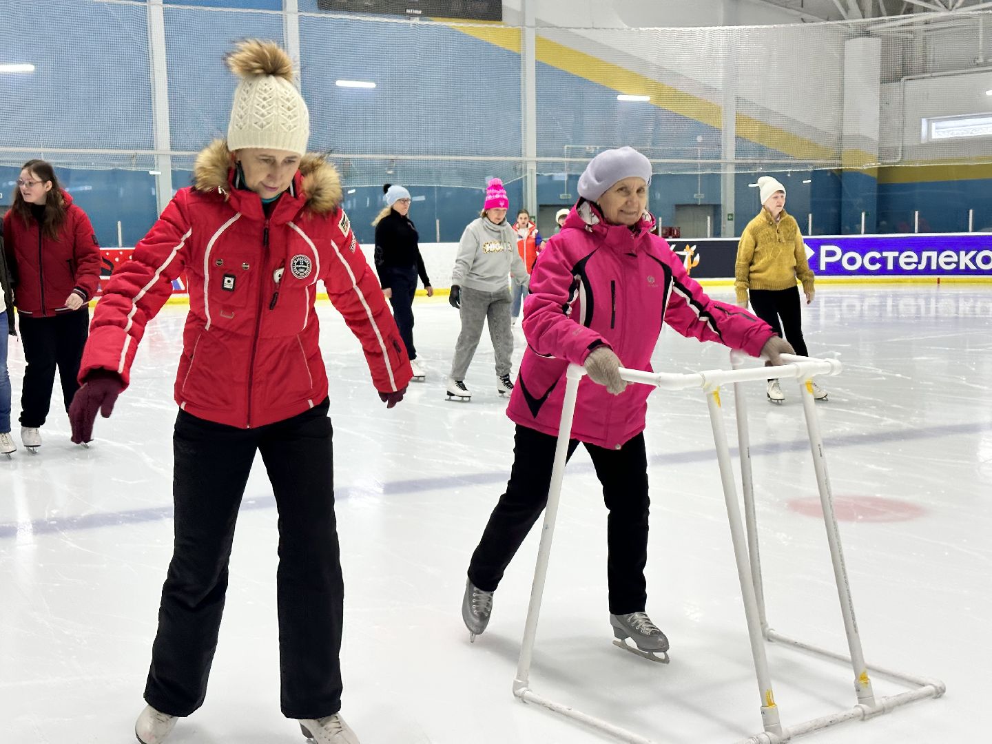 ледовая арена, активное долголетие, наро-фоминск,