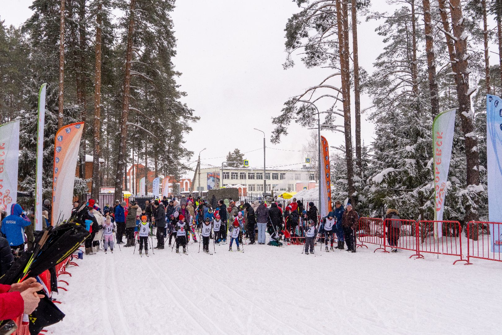 Егорьевск, спорт, лыжи, фестиваль, год семьи, снежные узоры,