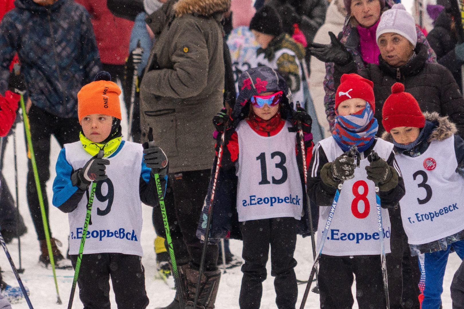 Егорьевск, спорт, лыжи, фестиваль, год семьи, снежные узоры,