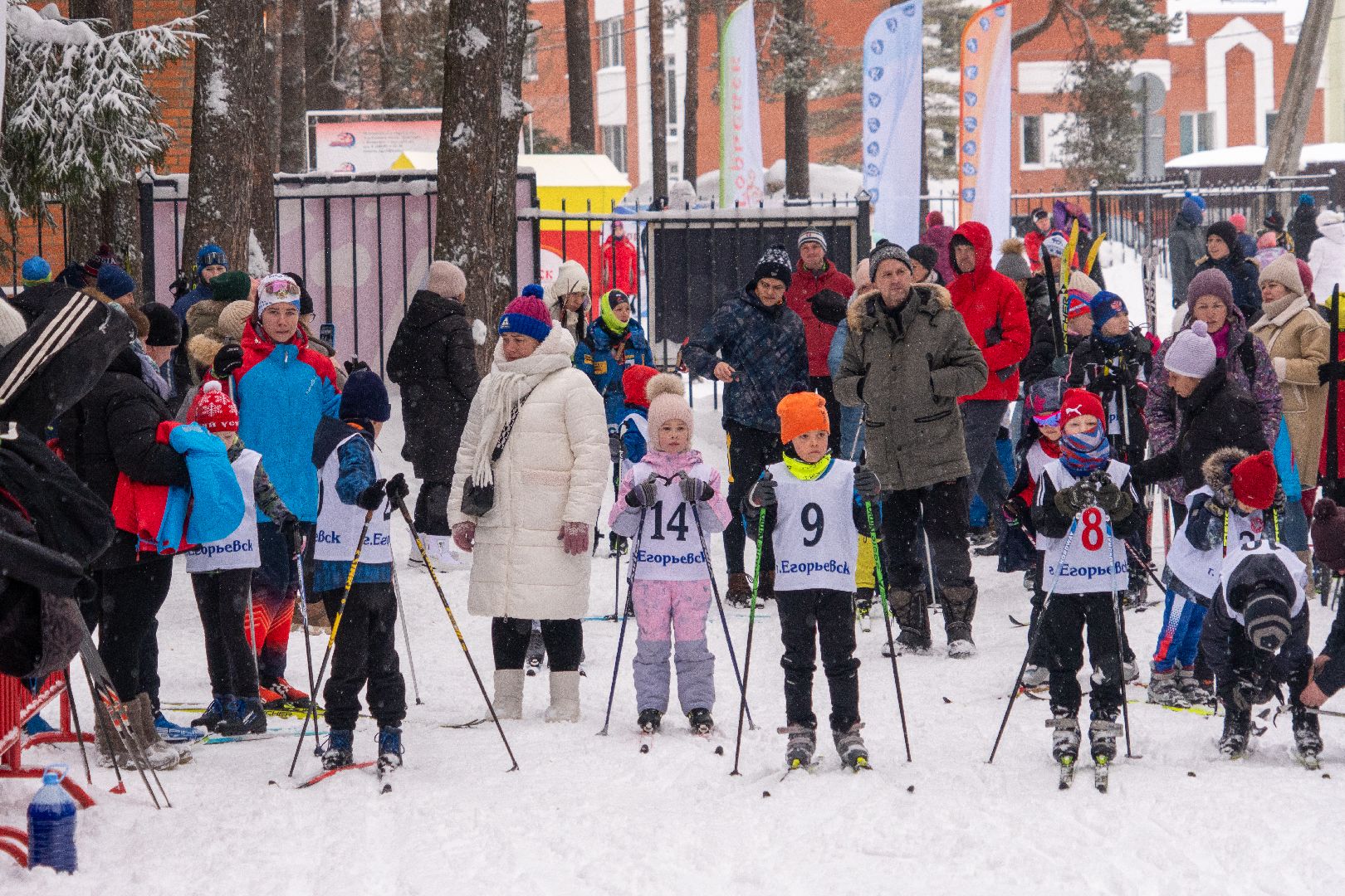 Егорьевск, спорт, лыжи, фестиваль, год семьи, снежные узоры,