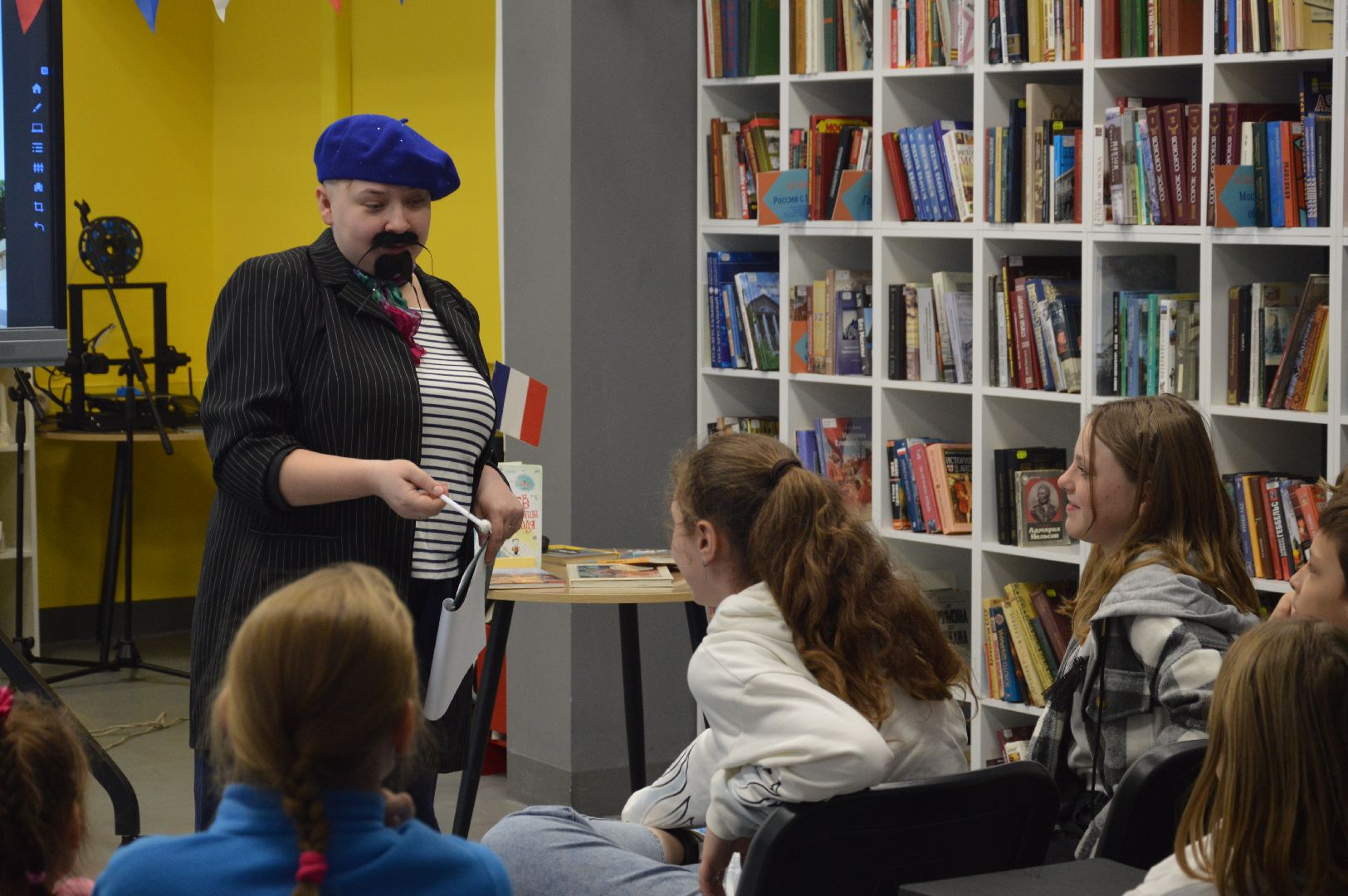 шатура, франция, библиотека, день всех влюбленных, любовь, любовь к искусству, городской округ культура, культура для школьников, культура молодежь,