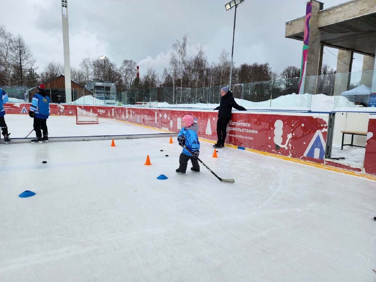 мытищи, хоккей, каток, Хоккей в валенках, Хоккей с метлами,
