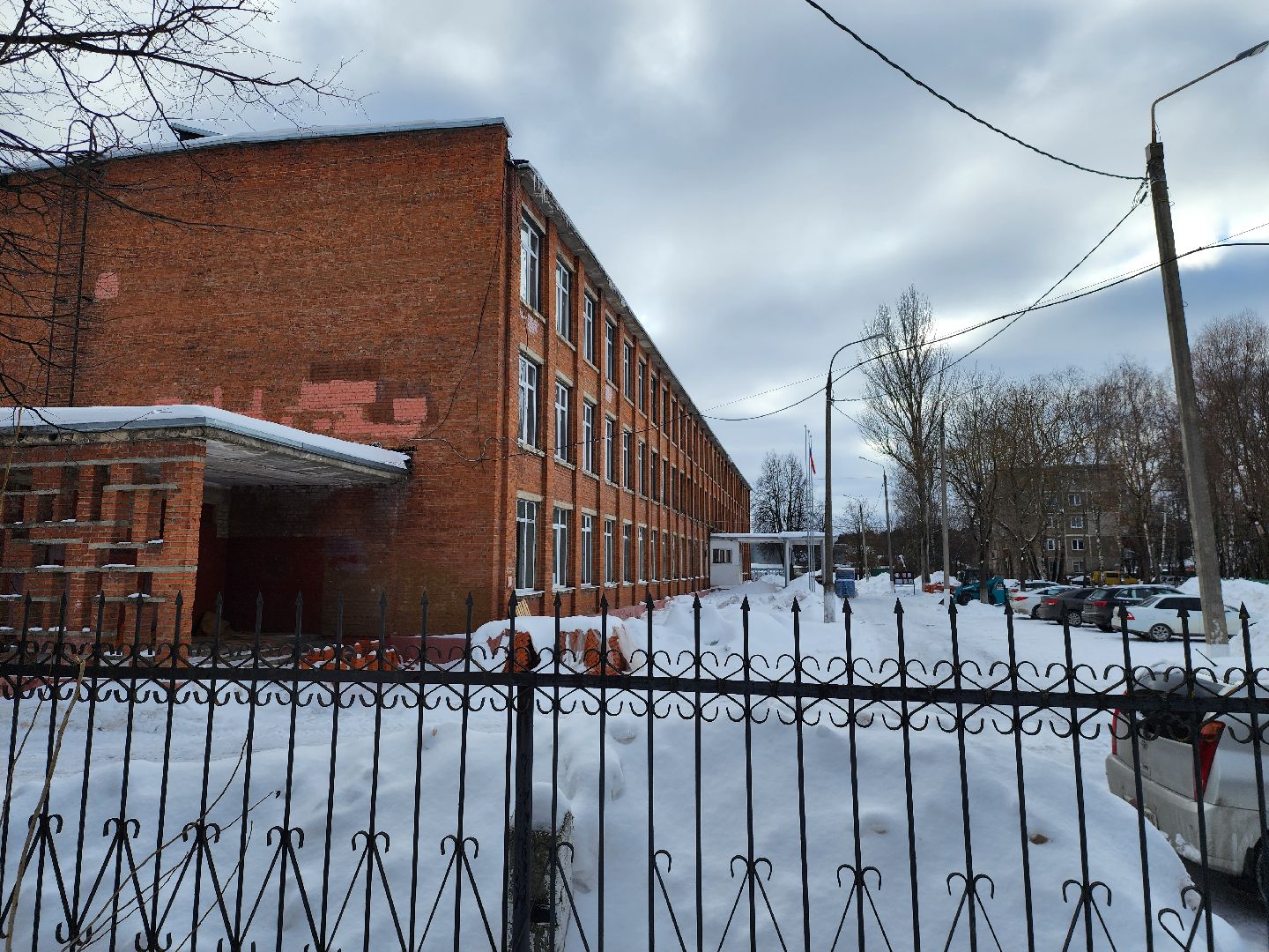 серпухов, школа 16, улица космонавтов, реконструкция, ремонт школы,