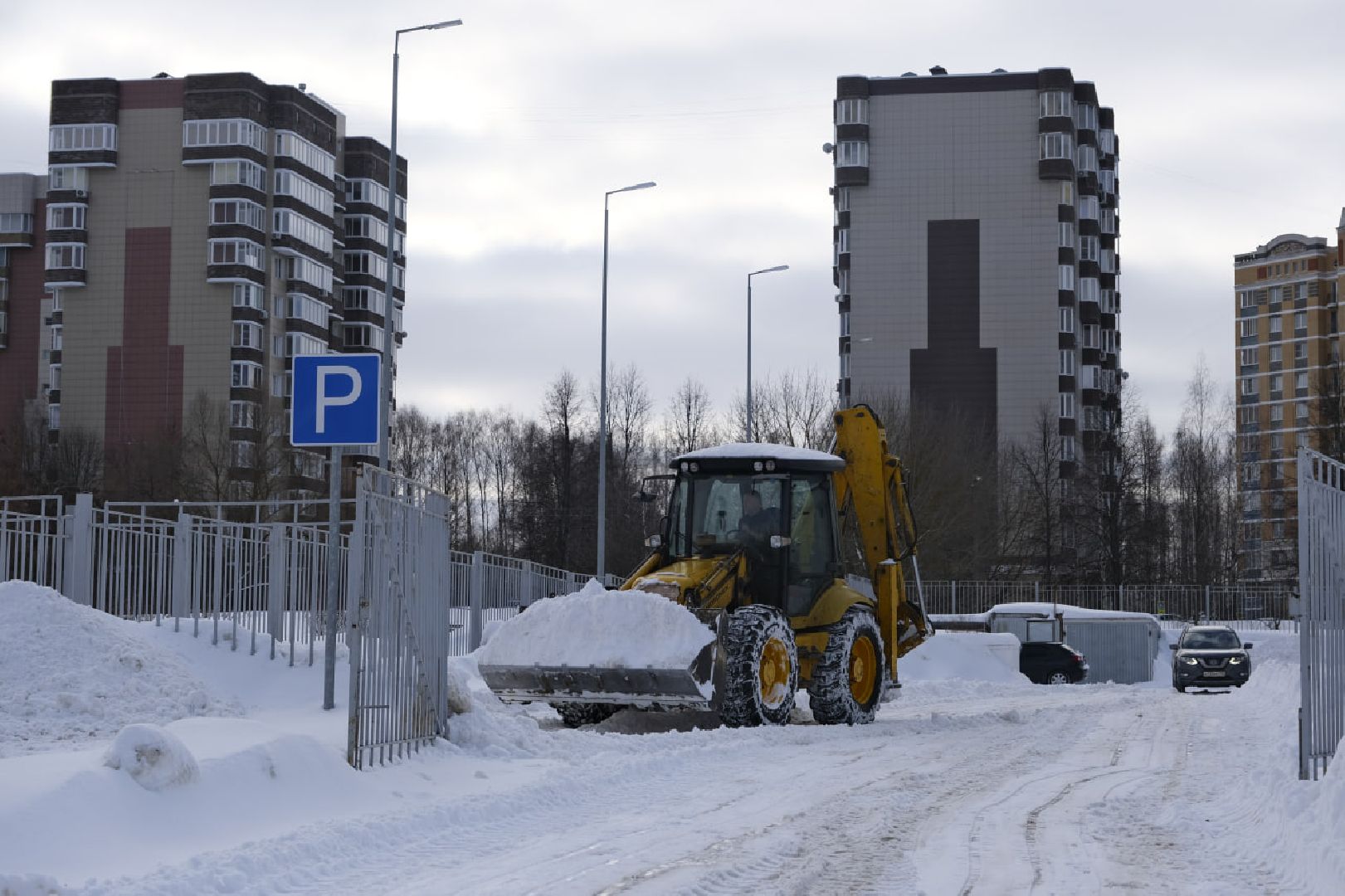 пущино, благоустройсво, уборка снега,