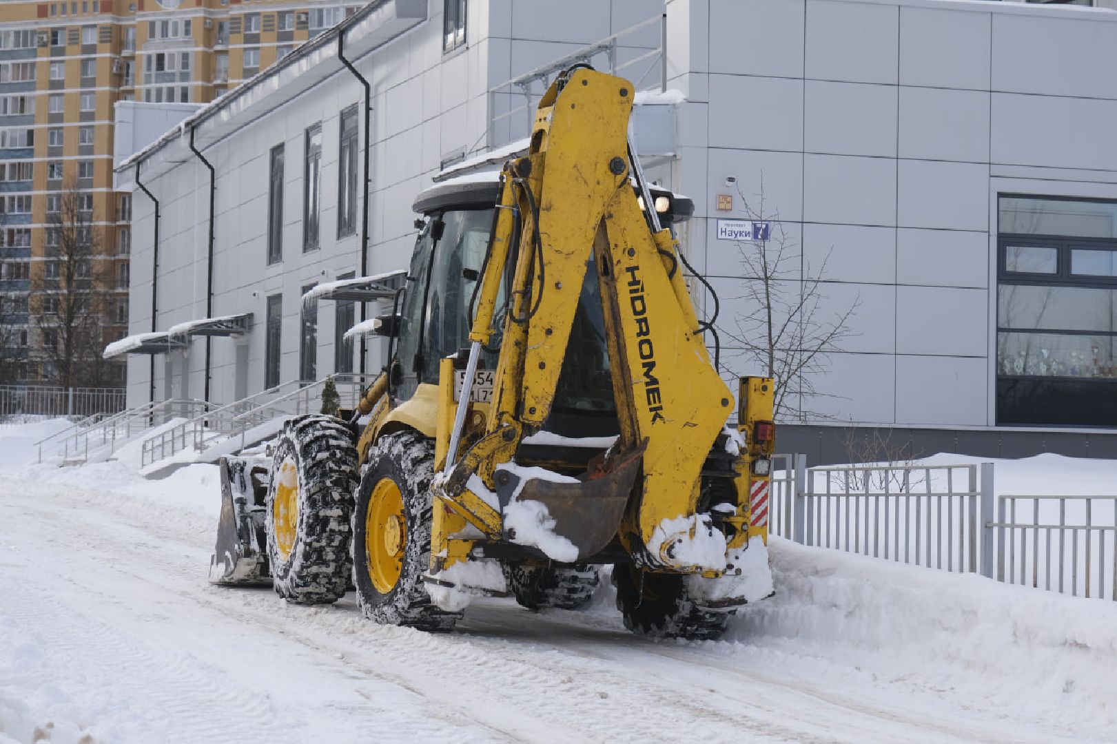 пущино, благоустройсво, уборка снега,