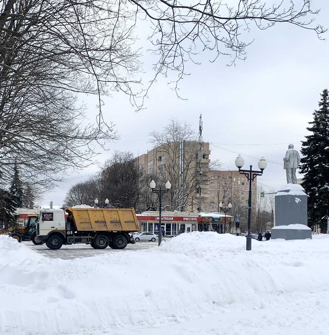 Балашиха, Подмосковье, Уборка дорог от снега и наледи, снегопад, дворники,