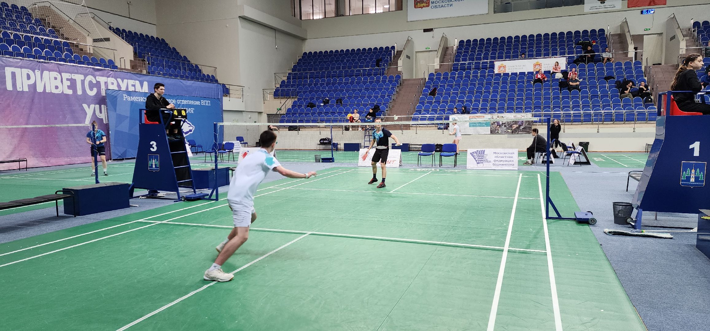 раменское, спорт, дс борисоглебский, всероссийский турнир по бадминтону,