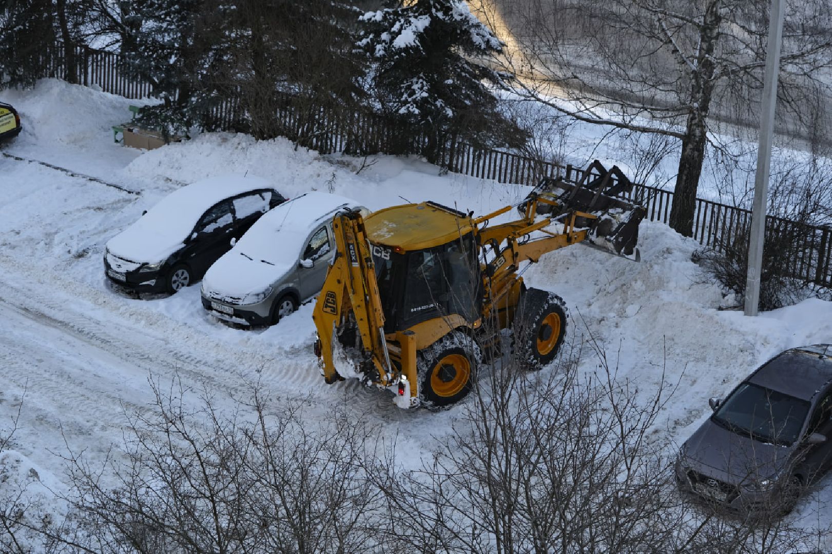 пущино, уборка снега, жкх, снег,