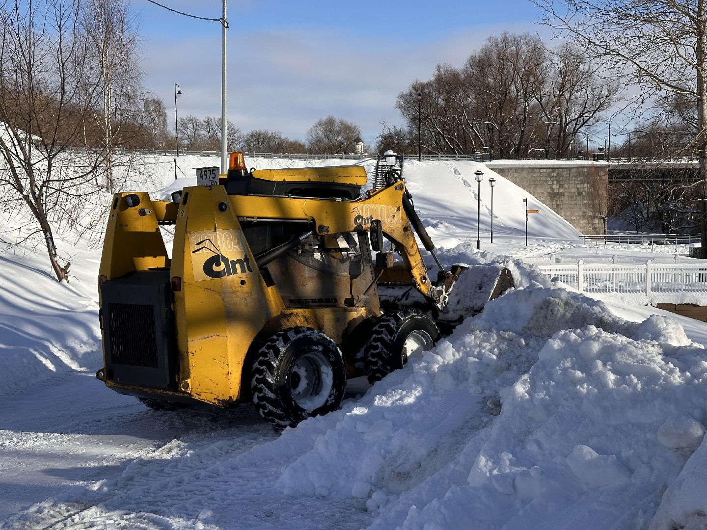 Клин, общество, зима, снег, очистка дорог,