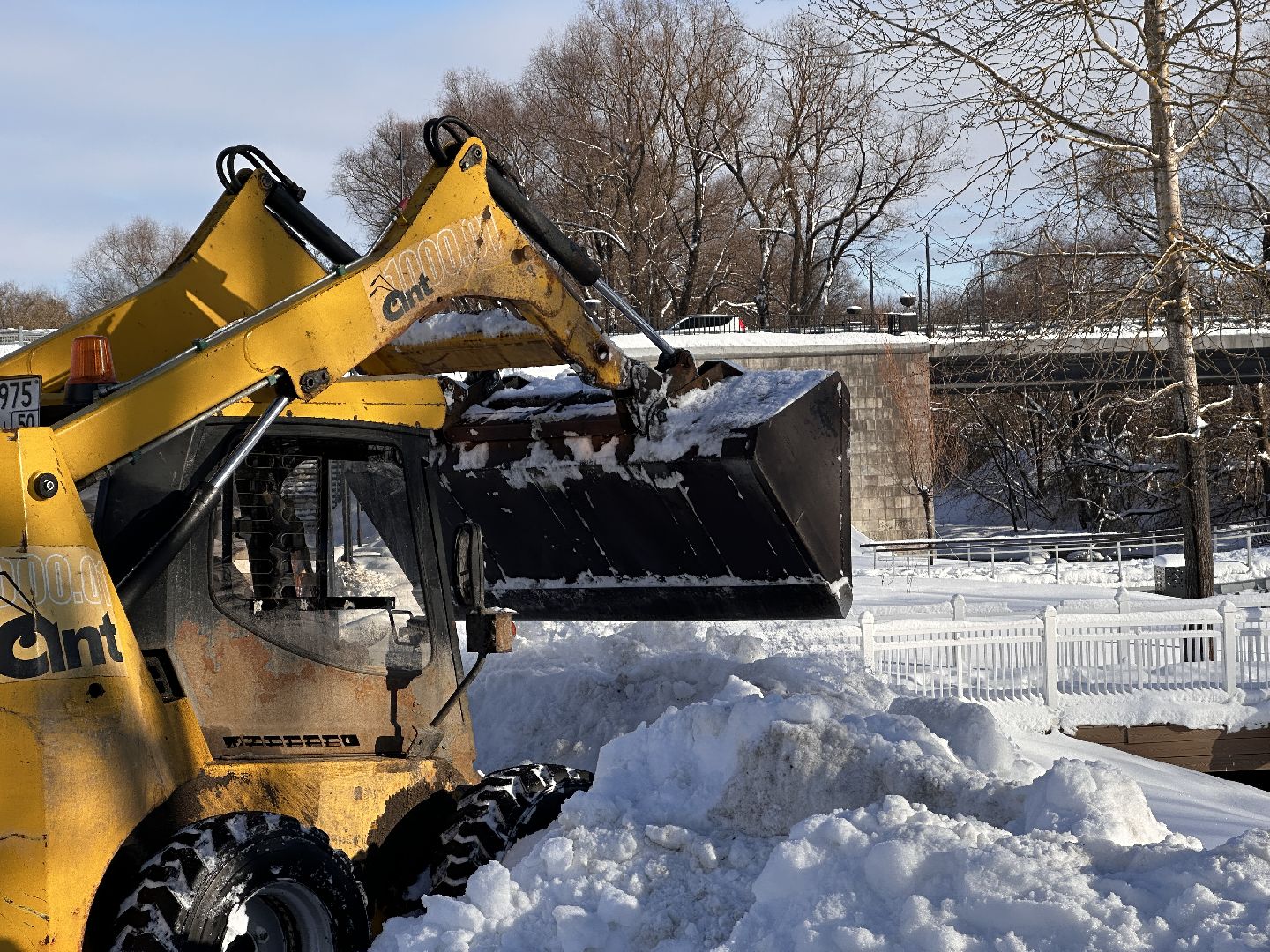 Клин, общество, зима, снег, очистка дорог,