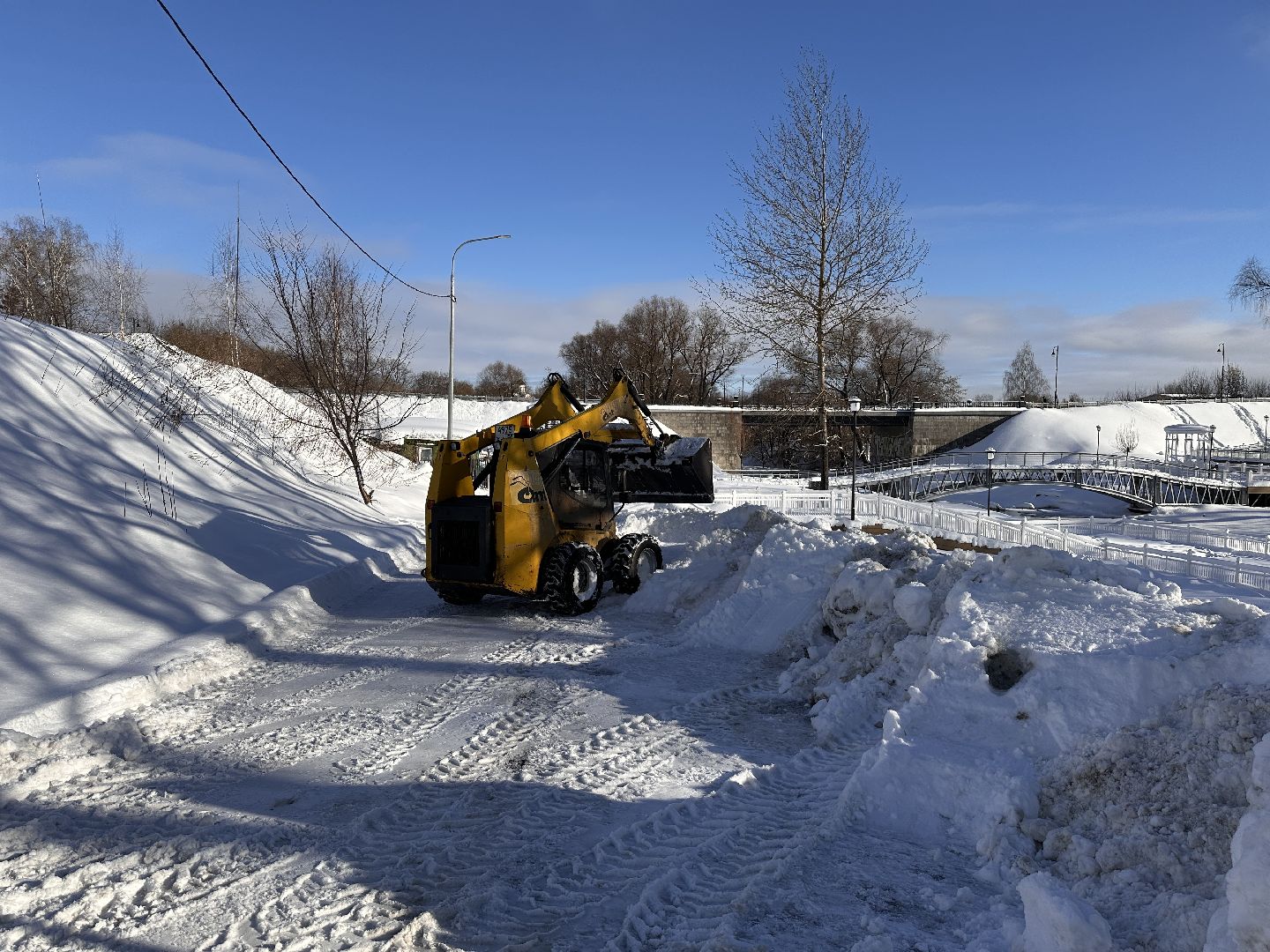 Клин, общество, зима, снег, очистка дорог,